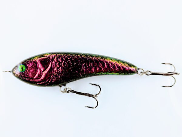 Custom Jerkbait type "EVIL TWIN" in meerdere kleuren en maten - Afbeelding 3